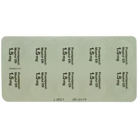 Pramipexol-Mepha ER Depotabs 1.5 mg 30 pieces - PrimeCare Global