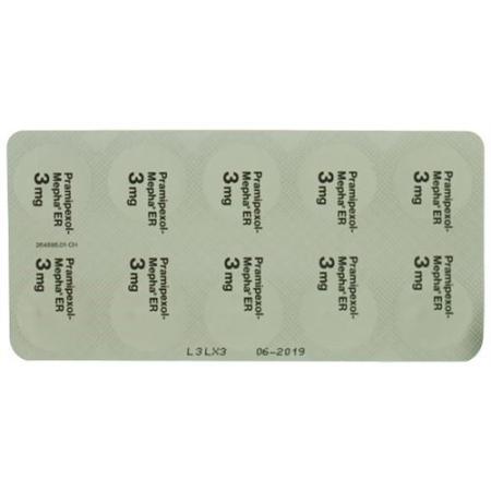 Pramipexol-Mepha ER Depotabs 3 mg 30 pieces - PrimeCare Global