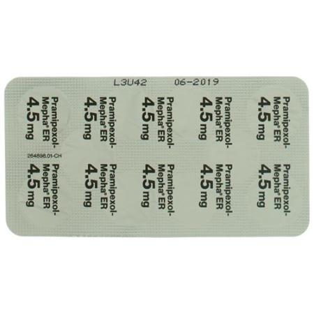 Pramipexol-Mepha ER Depotabs 4.5 mg 30 pieces - PrimeCare Global