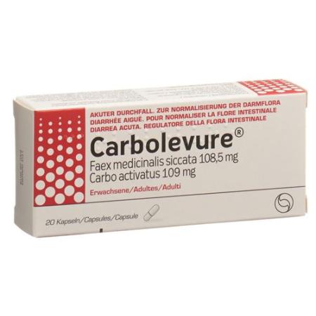 Carbolevure Kaps adult 20 pcs - PrimeCare Global