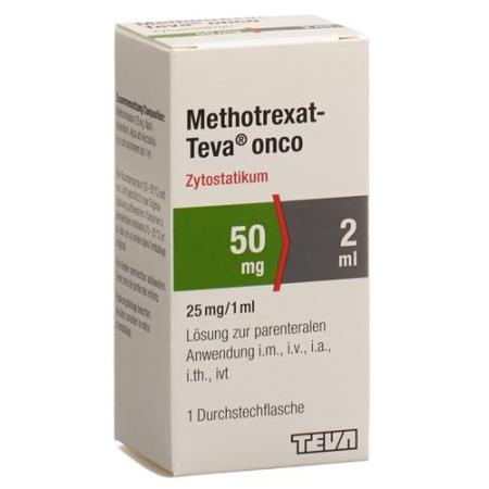 Methotrexat-Teva onco Inj L&ouml;s 50 mg/2ml Durchstf 2 ml - PrimeCare Global