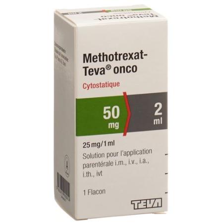 Methotrexat-Teva onco Inj L&ouml;s 50 mg/2ml Durchstf 2 ml - PrimeCare Global