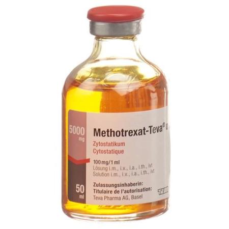 Methotrexat-Teva onco Inj L&ouml;s 5000 mg/50ml Durchstf 50 ml - PrimeCare Global