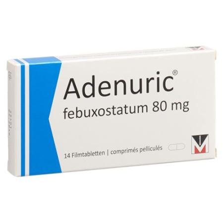 Adenuric Filmtablet 80 mg 14 pcs - PrimeCare Global