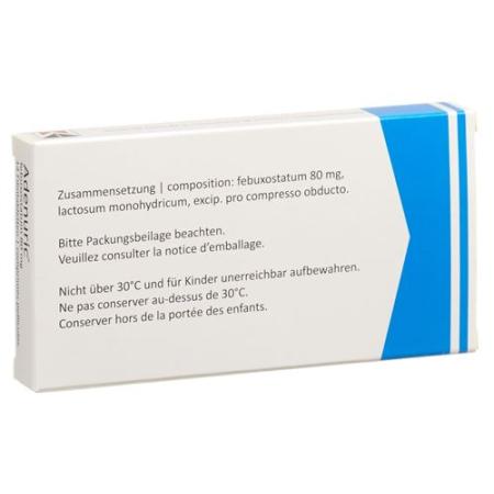 Adenuric Filmtablet 80 mg 14 pcs - PrimeCare Global