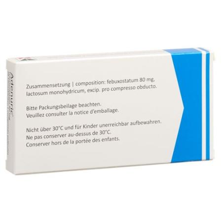 Adenuric Filmtablet 80 mg 28 pcs - PrimeCare Global