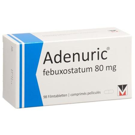 Adenuric Filmtablet 80 mg 98 pcs - PrimeCare Global