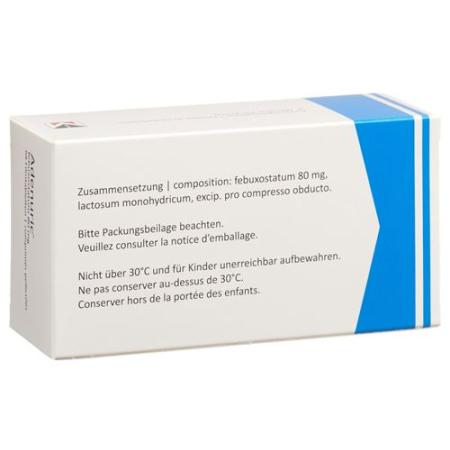 Adenuric Filmtablet 80 mg 98 pcs - PrimeCare Global
