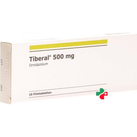 Tiberal 500 mg 10 filmtablets - PrimeCare Global