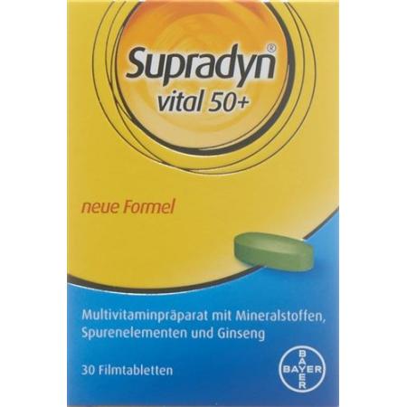 Supradyn Vital 50+ film tablets 30 pcs - PrimeCare Global