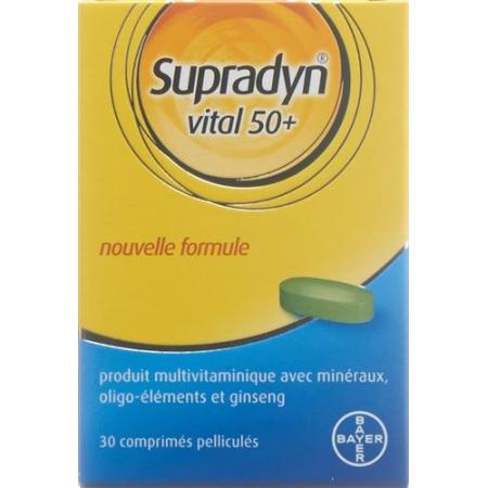 Supradyn Vital 50+ film tablets 30 pcs - PrimeCare Global