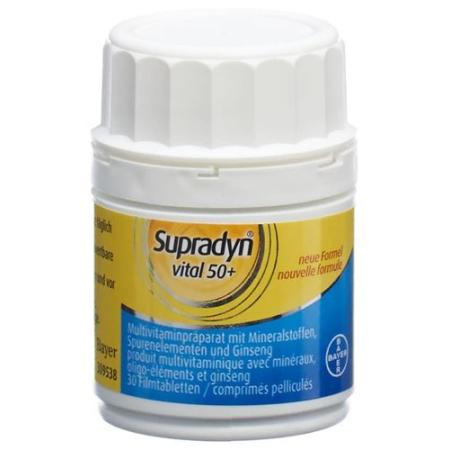 Supradyn Vital 50+ film tablets 30 pcs - PrimeCare Global