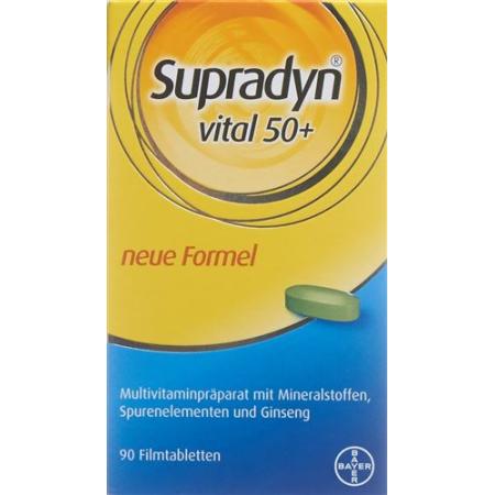Supradyn Vital 50+ film tablets 90 pcs - PrimeCare Global