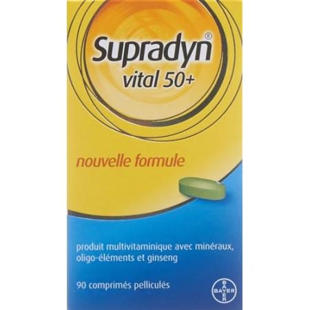 Supradyn Vital 50+ film tablets 90 pcs - PrimeCare Global