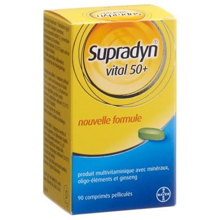Supradyn Vital 50+ film tablets 90 pcs - PrimeCare Global