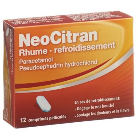NeoCitran cold/cold film tablets 12 pcs - PrimeCare Global