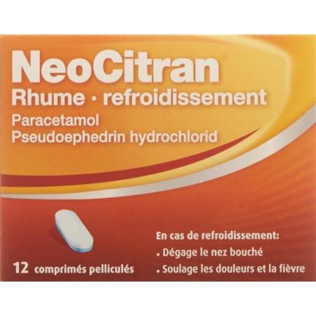 NeoCitran cold/cold film tablets 12 pcs - PrimeCare Global