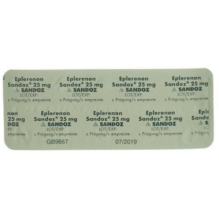 Eplerenone Sandoz Filmtabl 25 mg 30 pcs - PrimeCare Global