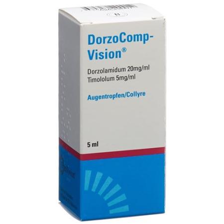 DorzoComp-Vision Gtt Opht 20 mg/ml. 5mg/ml vial 5ml - PrimeCare Global