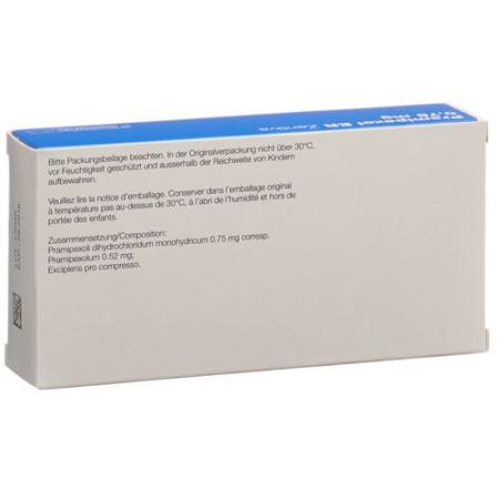 Pramipexole ER Zentiva Ret Tabl 0.75 mg 30 pcs - PrimeCare Global