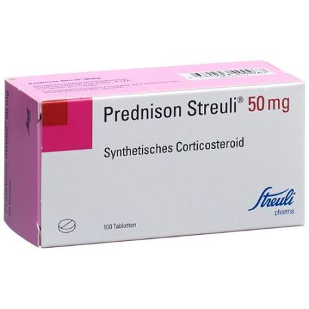 Prednisone Streuli Tabl 50 mg 100 pcs - PrimeCare Global