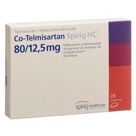 Co-Telmisartan Spirig HC Tabl 80/12.5 28 pcs - PrimeCare Global