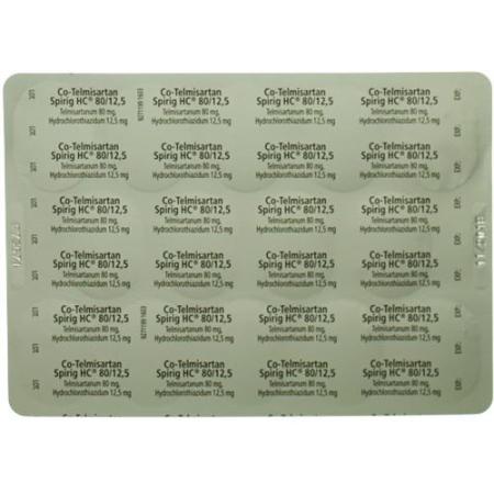 Co-Telmisartan Spirig HC Tabl 80/12.5 98 pcs - PrimeCare Global