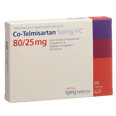Co-Telmisartan Spirig HC Tabl 80/25 28 pcs - PrimeCare Global