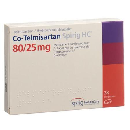 Co-Telmisartan Spirig HC Tabl 80/25 28 pcs - PrimeCare Global