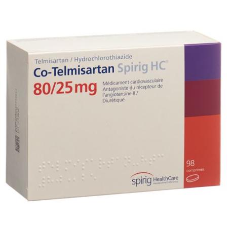 Co-Telmisartan Spirig HC Tabl 80/25 98 pcs - PrimeCare Global