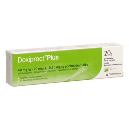Doxiproct Plus Ointment Tb 20 g - PrimeCare Global