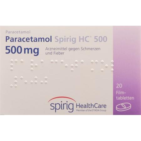 PARACETAMOL Spirig HC Filmtabl 500 mg - PrimeCare Global