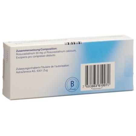 Crestastatin film tablets 20 mg 30 pcs - PrimeCare Global