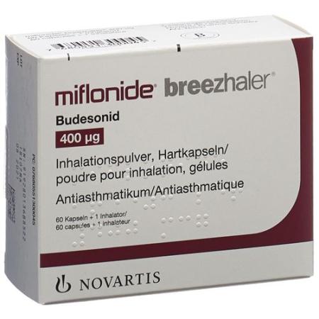 Miflonide Breezhaler Inh Kaps 400 mcg 60 pcs - PrimeCare Global