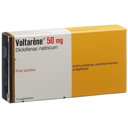 Voltaren Supp 50 mg 10 pcs - PrimeCare Global