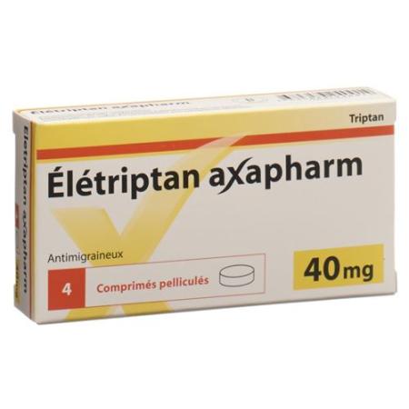 Eletriptan Axapharm Filmtabl 40 mg 20 pcs - PrimeCare Global