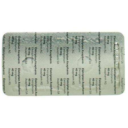 Eletriptan Axapharm Filmtabl 40 mg 20 pcs - PrimeCare Global
