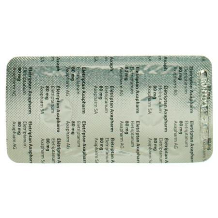 Eletriptan Axapharm Filmtabl 80 mg 6 pcs - PrimeCare Global