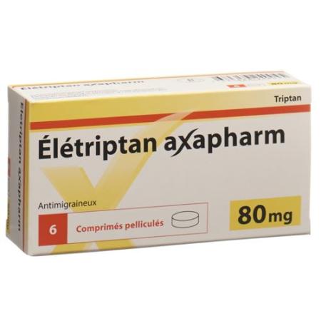 Eletriptan Axapharm Filmtabl 80 mg 20 pcs - PrimeCare Global