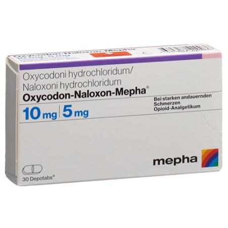 Oxycodon-Naloxon-Mepha Ret Tabl 10mg/5mg 60 Stk - PrimeCare Global
