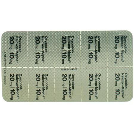 Oxycodon-Naloxon-Mepha Depotabs 20mg/10mg 30 pcs - PrimeCare Global