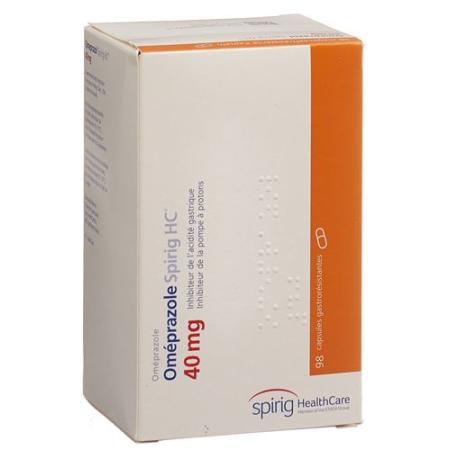 Omeprazole Spirig HC Kaps 40 mg Ds 98 pcs - PrimeCare Global