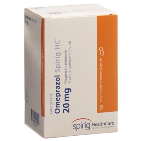 Omeprazole Spirig HC Kaps 20 mg Ds 98 pcs - PrimeCare Global