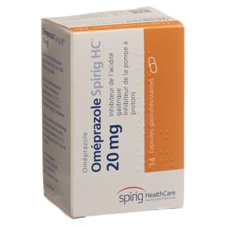 Omeprazole Spirig HC Kaps 20 mg Ds 28 pcs - PrimeCare Global