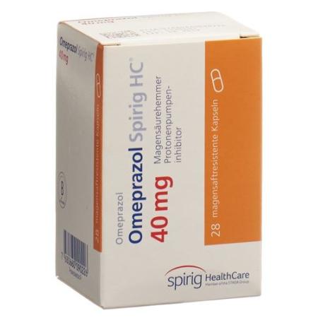 Omeprazole Spirig HC Kaps 40 mg Ds 28 pcs - PrimeCare Global