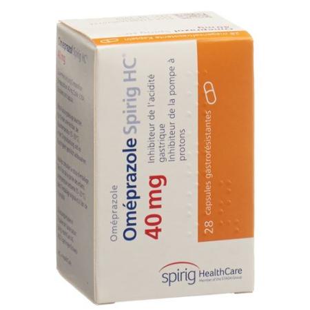 Omeprazole Spirig HC Kaps 40 mg Ds 7 pcs - PrimeCare Global