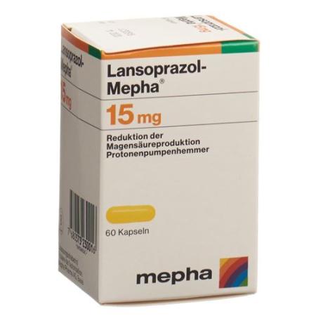 Lansoprazole-Mepha Kaps 15 mg bottle 60 pieces - PrimeCare Global