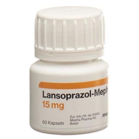 Lansoprazole-Mepha Kaps 15 mg bottle 60 pieces - PrimeCare Global