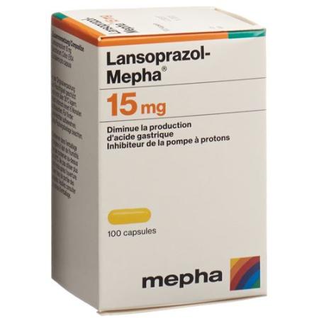 Lansoprazole-Mepha Kaps 15 mg bottle 100 pieces - PrimeCare Global