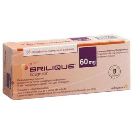 Brilique Filmtablet 60 mg 168 pcs - PrimeCare Global